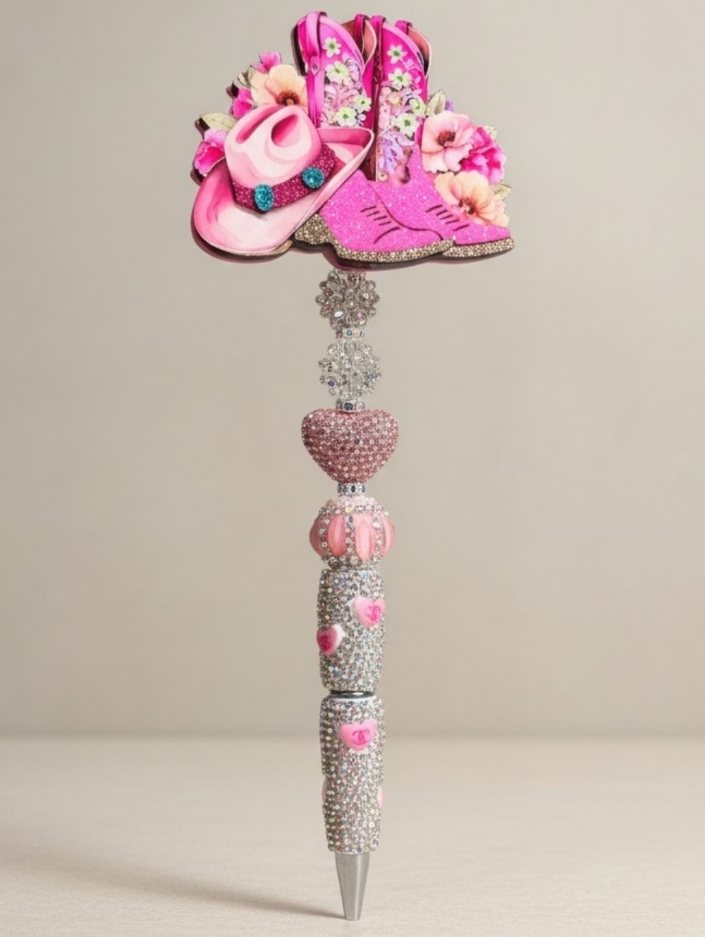 Custom Handmade Luxury Bling Pen - Cowgirl Chic
